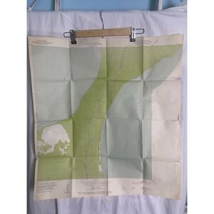 VTG. geological survey map of Ruddock Louisiana St. John Baptist Parish 1952